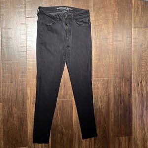 American Eagle black skinny jeans